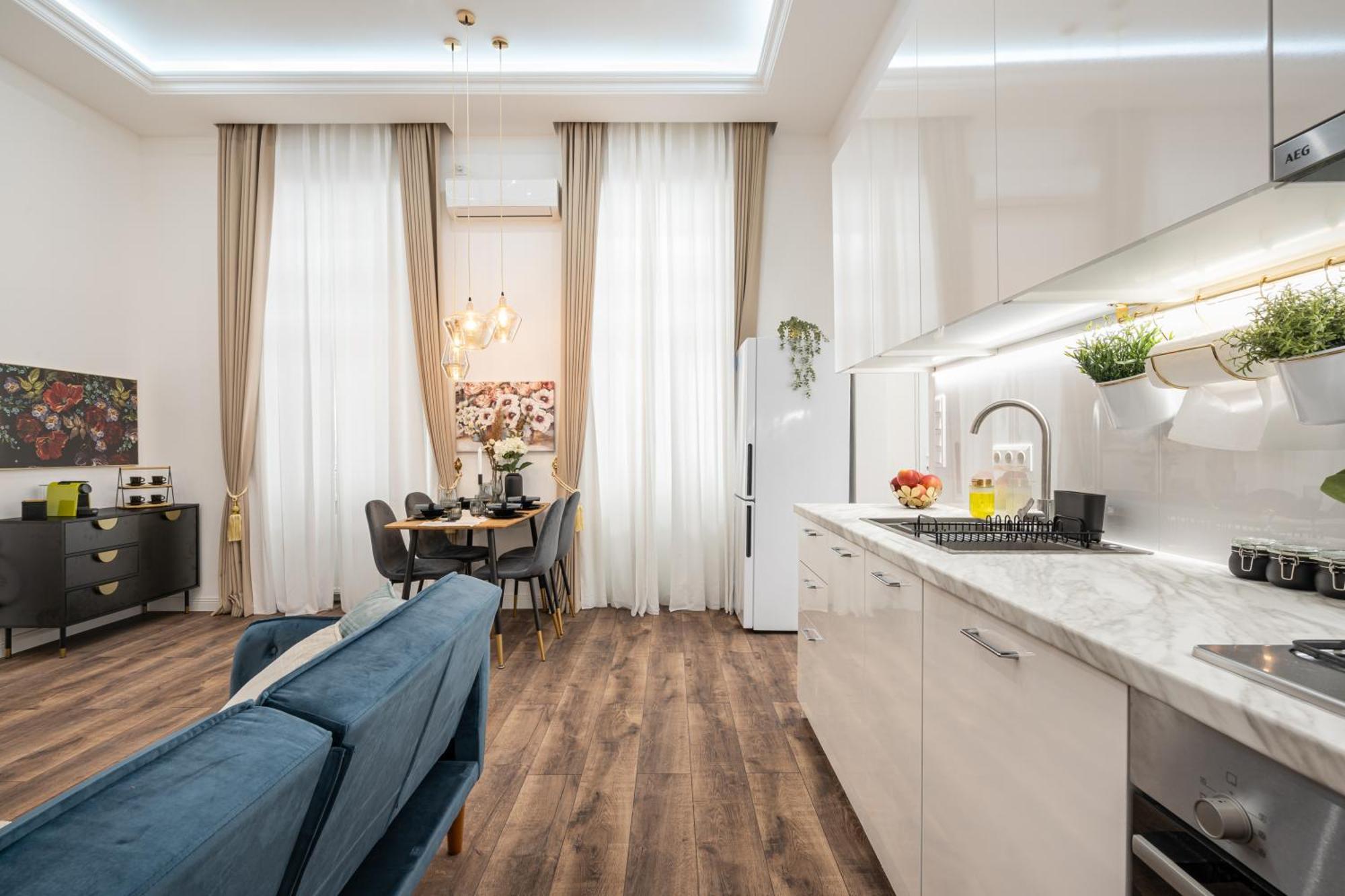 Blue Velvet Luxury Apartment Budapešť Exteriér fotografie